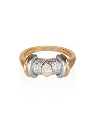 Warrior Full Diamond Drop Ring