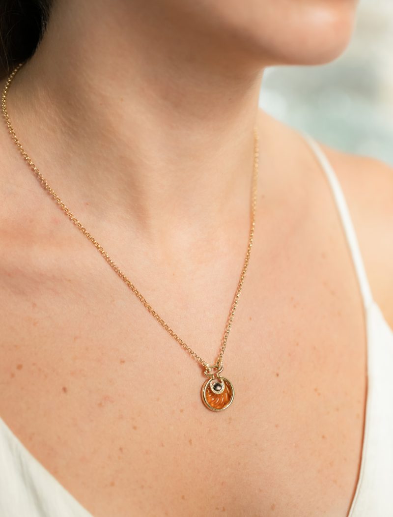 Circus Moon Necklace - Small