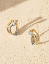 Single Boa Snake Earrings - Medium
