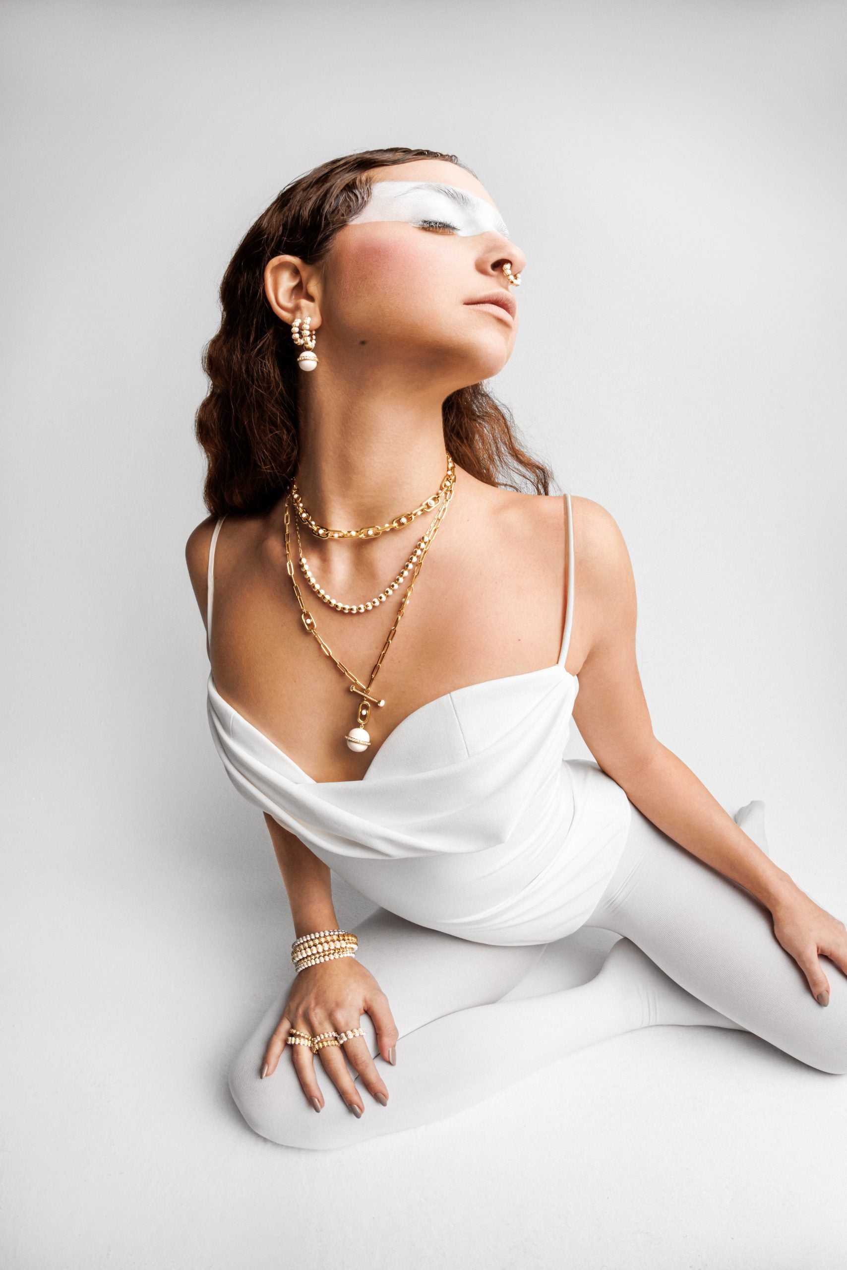 The Gold Atom Bangle - Size 2