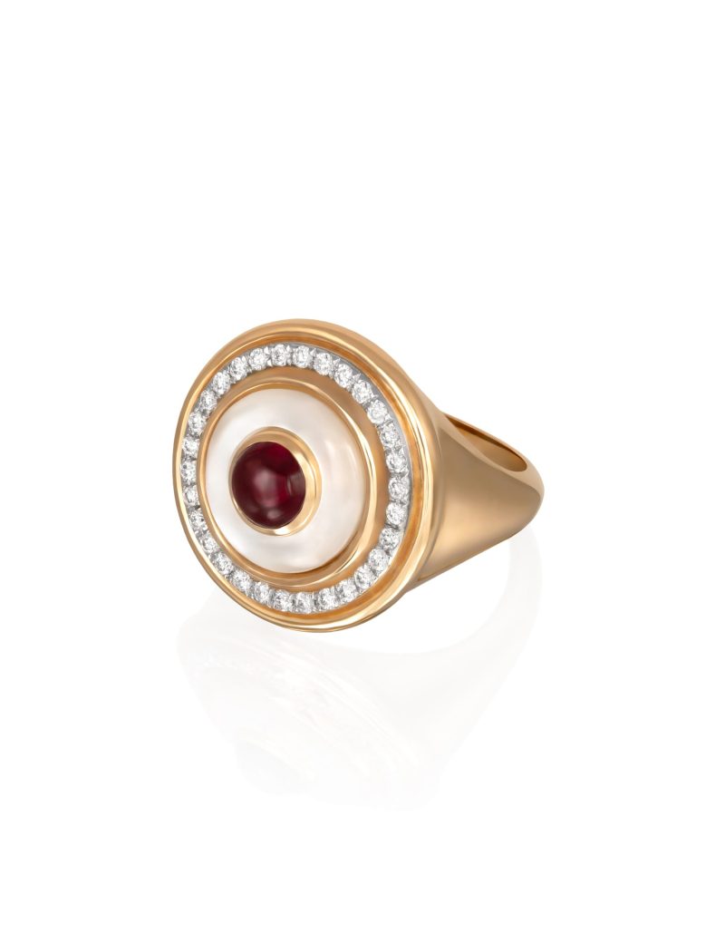 Mimette Double Stone Ring
