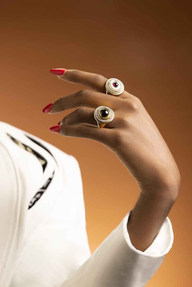 Mimette Double Stone Ring