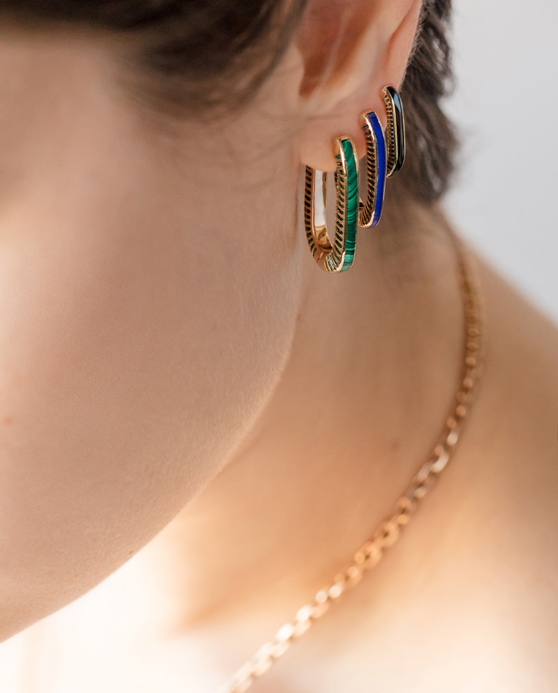 Lock Ray Earrings – Size 3