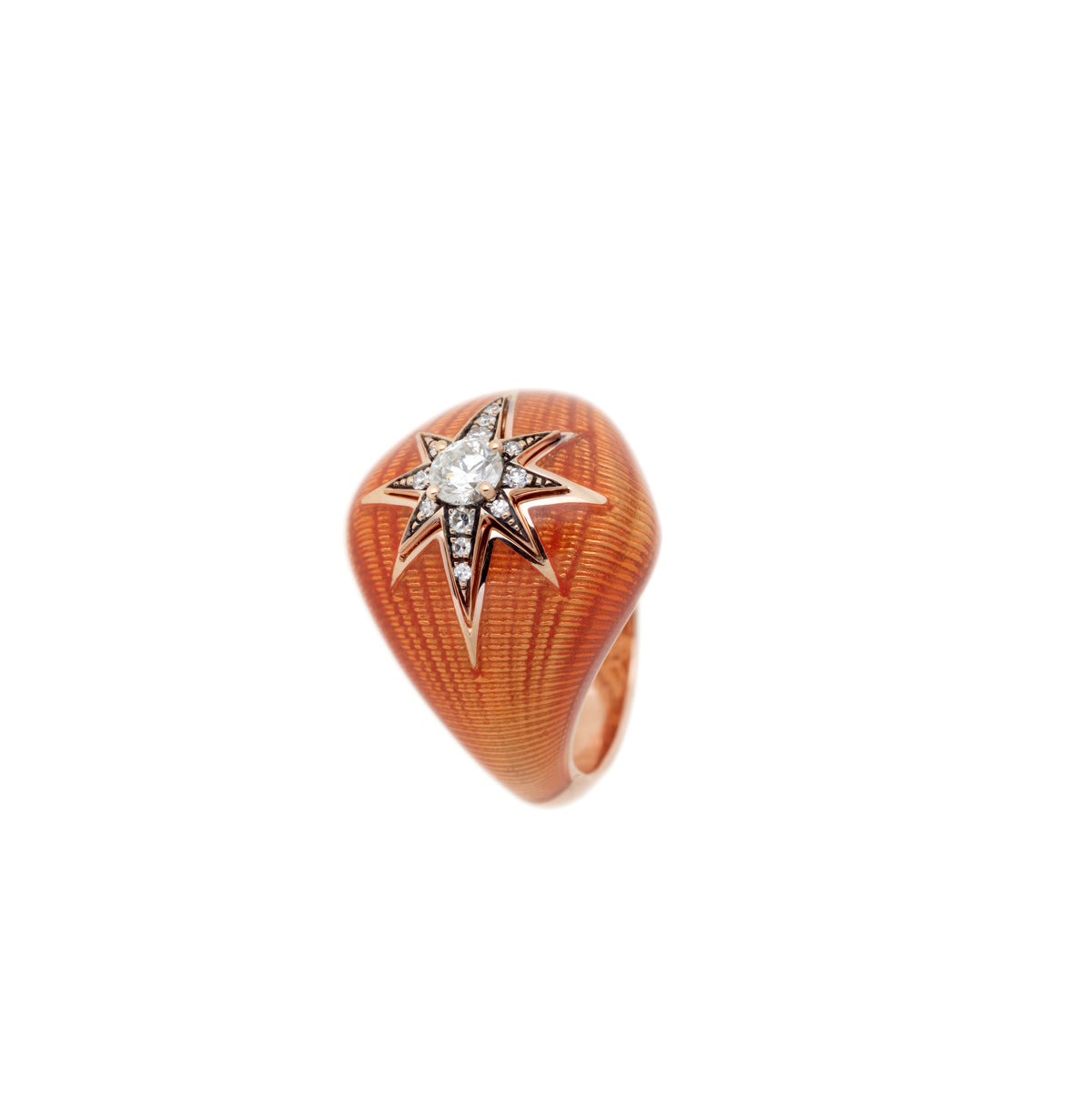 AIDA Pinky Orange Ring - Selim Mouzannar