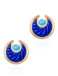 Circus Moon Earrings - Big