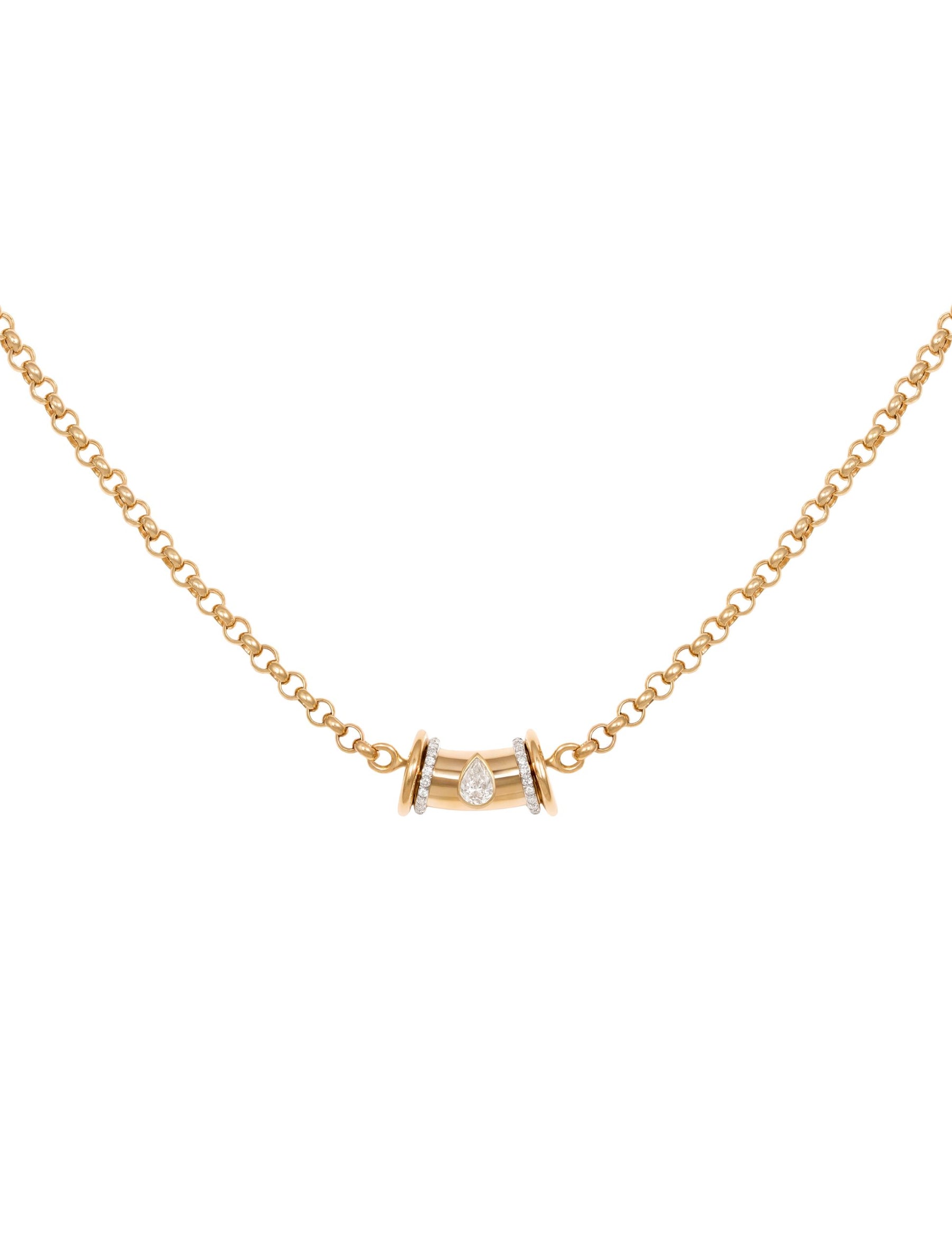 Mini warrior diamond choker