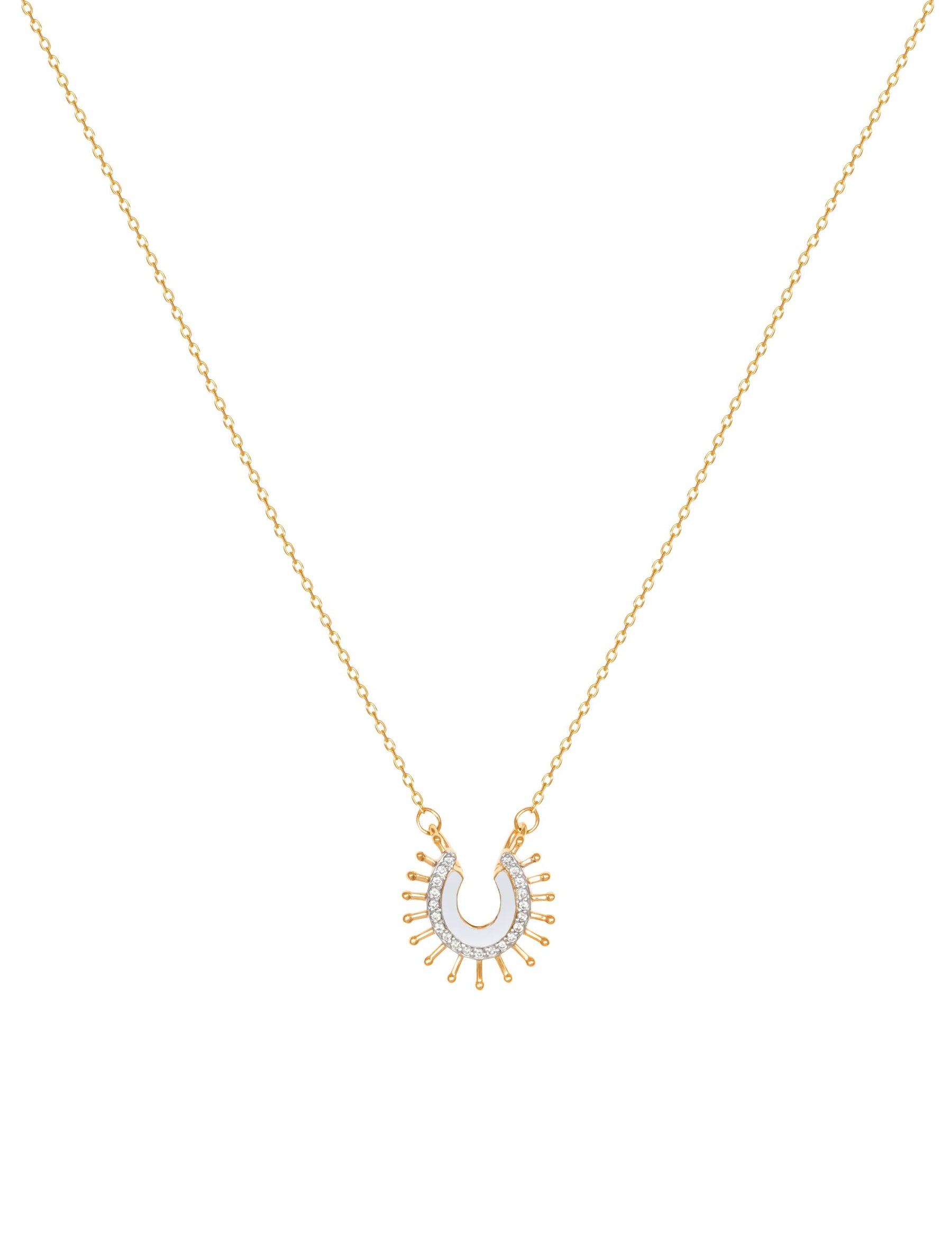 With Luck Necklace - White