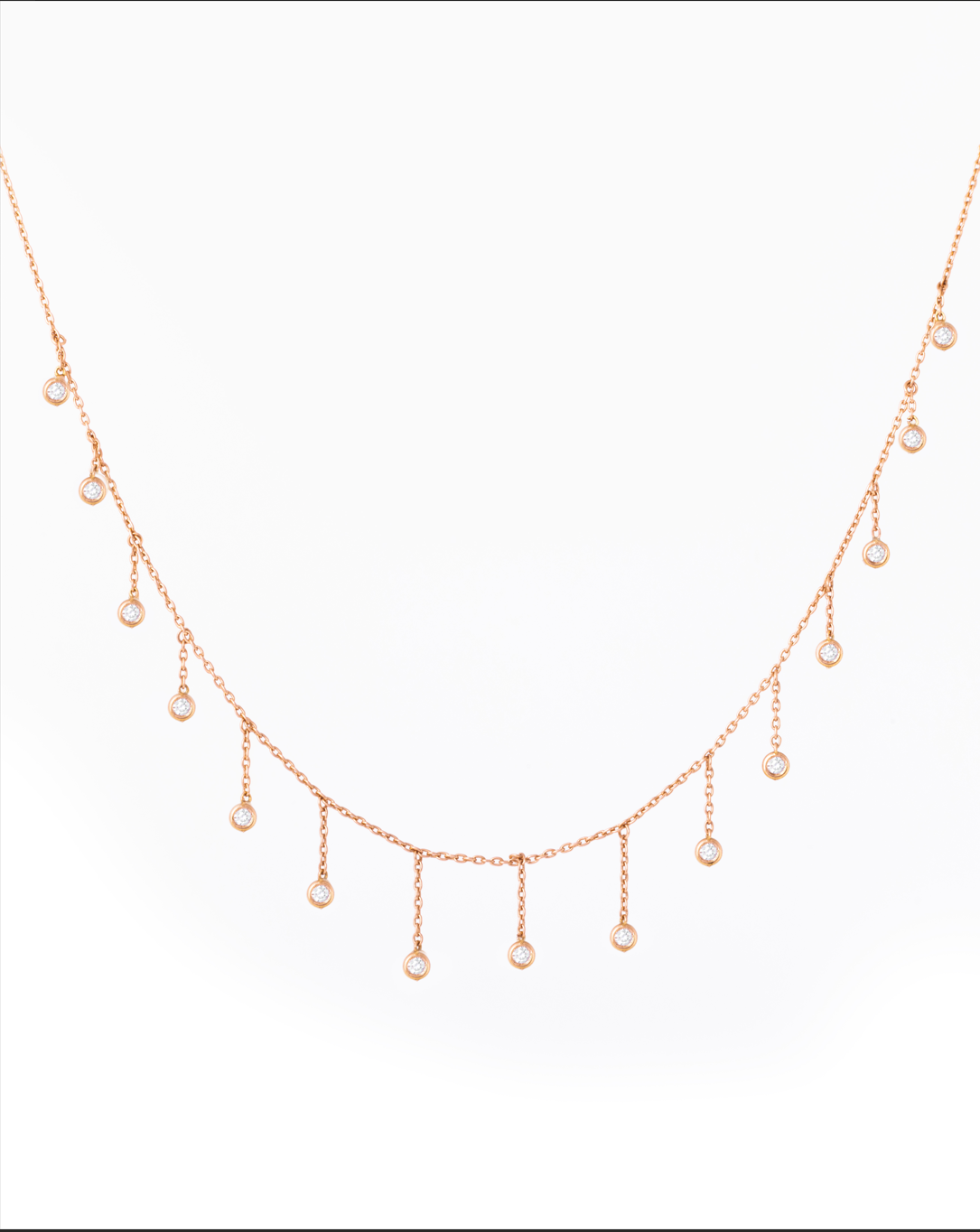 Necklace Dangled Bezel