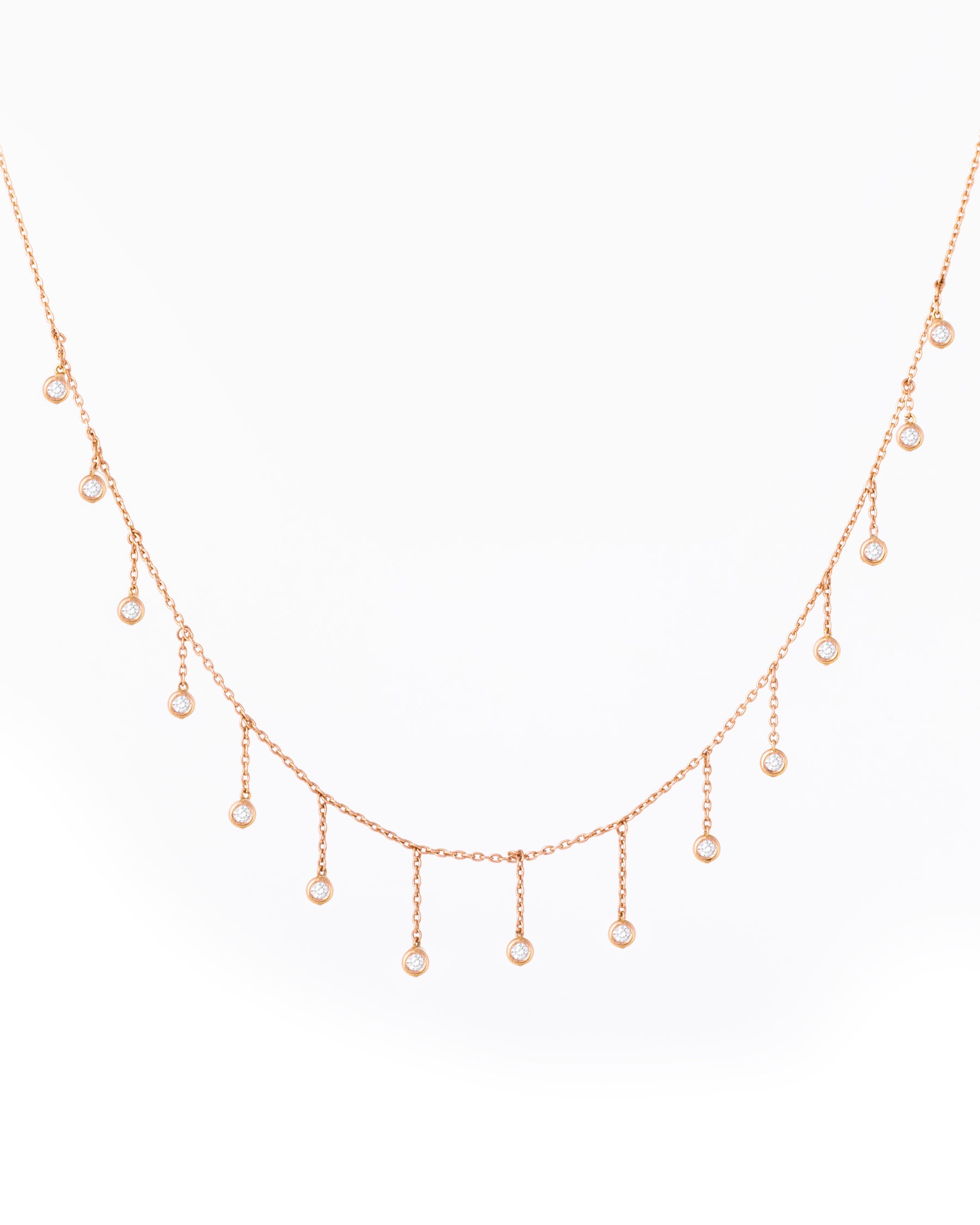 Necklace, Dangled Bezel