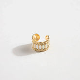 Baalbeck In Color Mother of Pearl Ring - White - Tales of Stones