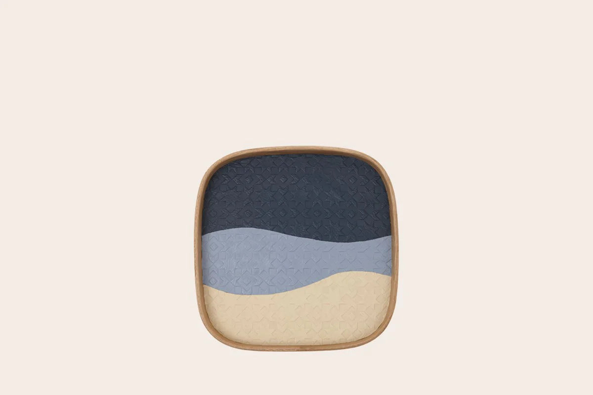 Square Leather Vide Poche Tray - Nada Debs