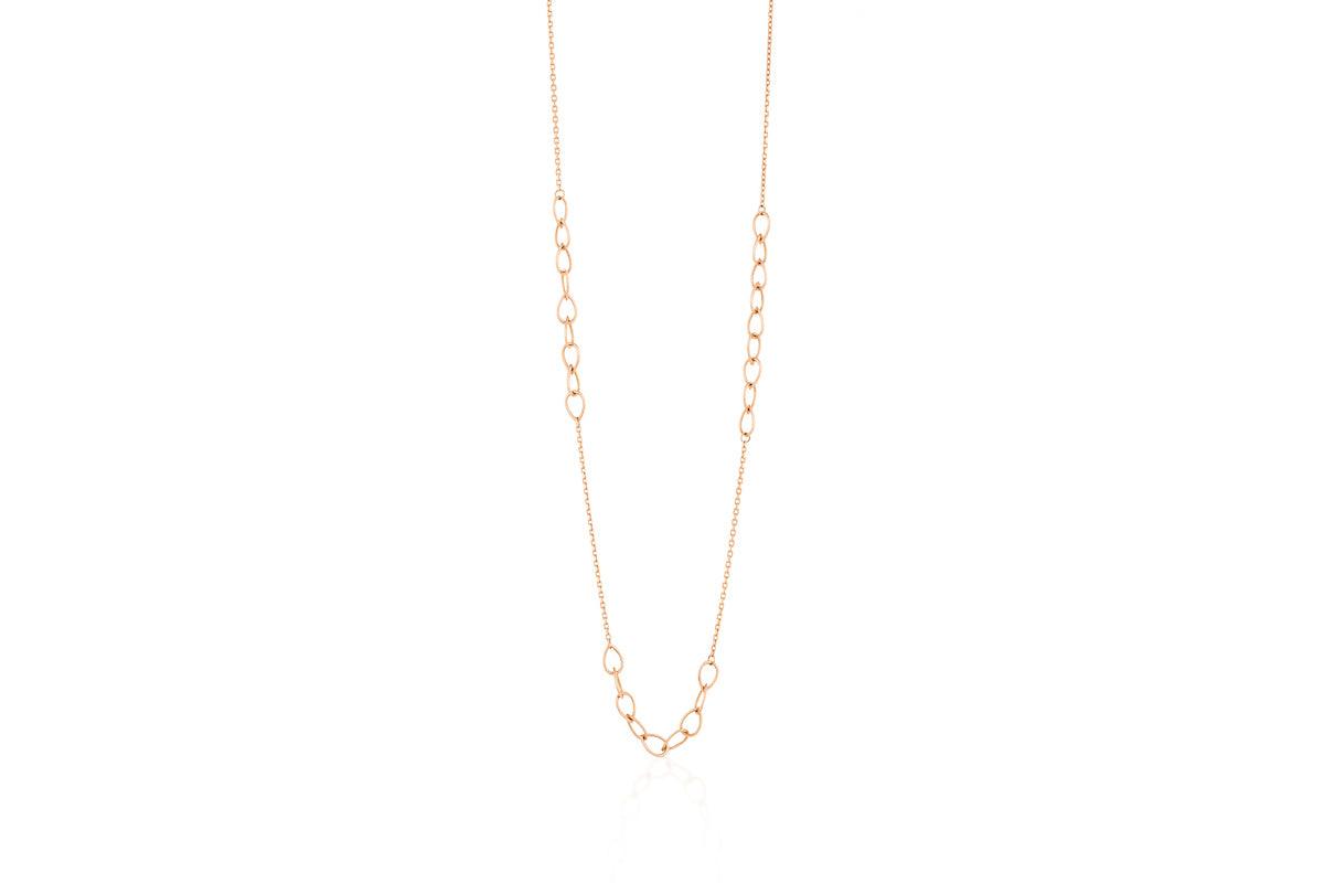 Cosmic Candy Half Pear Chain Necklace by "Joanna Achkar" - Tales of Stones