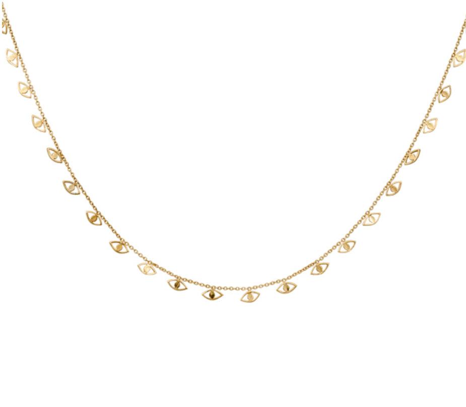 Eye Chocker HANDCRAFTED FROM 18-KARAT YELLOW GOLD - Tales of Stones