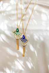 Bond Street Fan Statement Necklace - Big