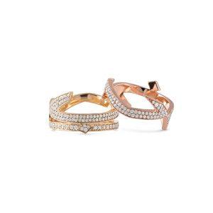 Hobbi - Gold "Hobb" Diamond Ring by Bil Arabi - Tales of Stones