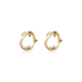 Hobbi - Gold "Hobb" Earrings - Tales of Stones