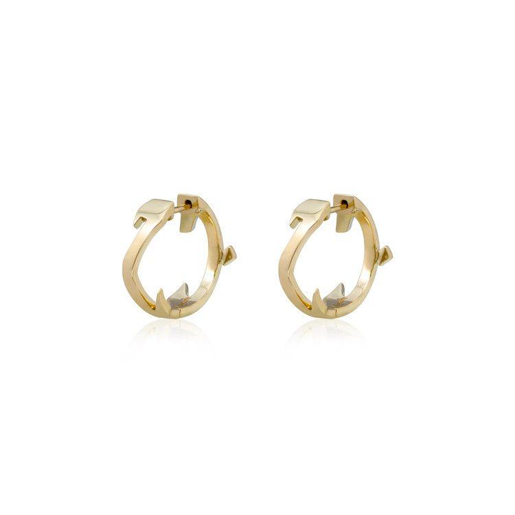 Hobbi - Gold "Hobb" Earrings - Tales of Stones
