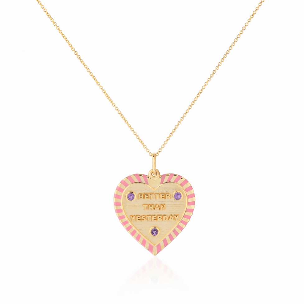 Louis Vuitton Lock Me Heart Pendant Necklace