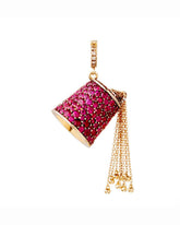Small Ruby Tarbouche Charm - Tales of Stones