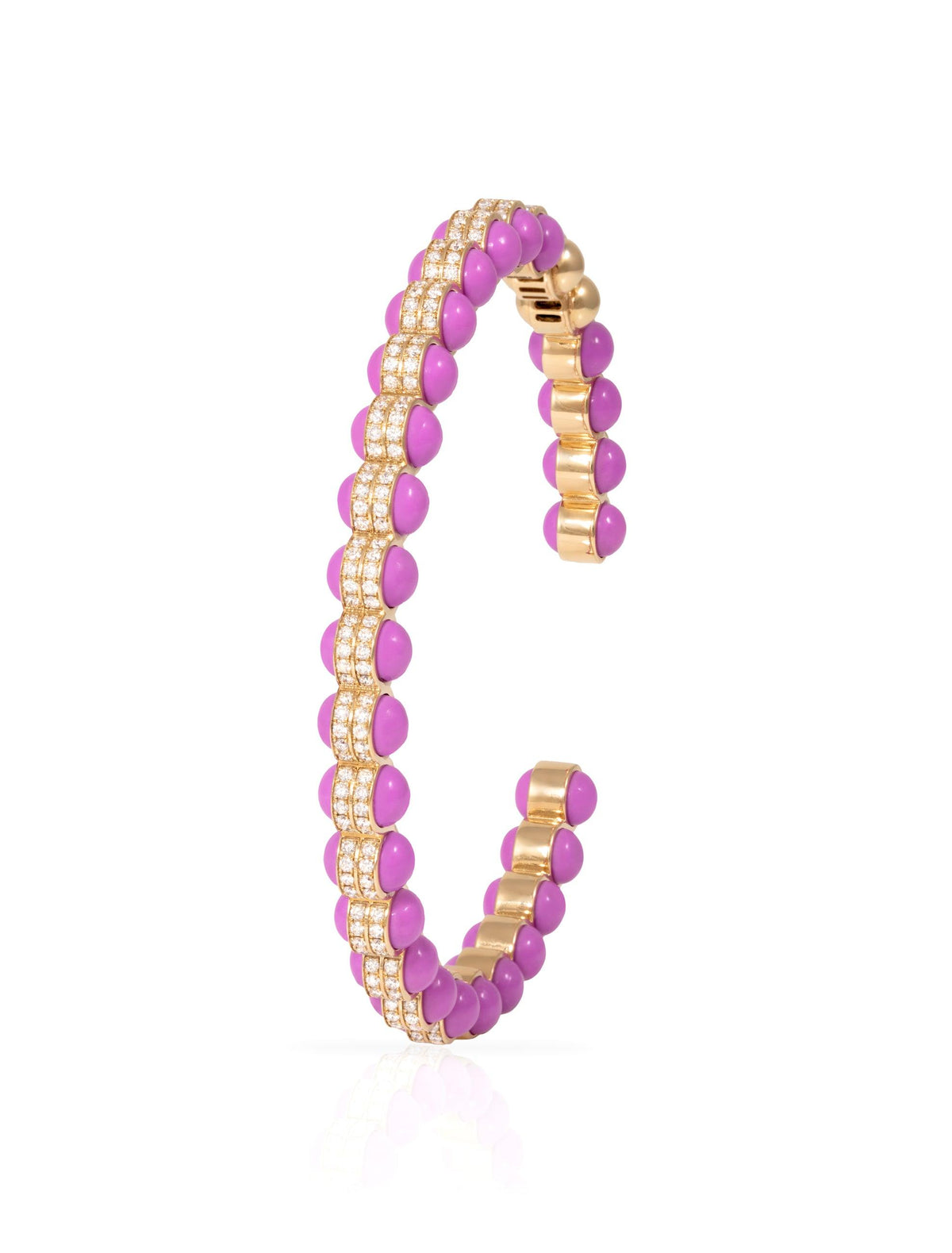 The Purple Atom Bangle by L'Atelier Nawbar (Size 2) - Tales of Stones