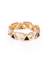Duo Triangle Geometric Ring