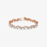 HOBB - 18K Gold & Diamond "Love" Bracelet