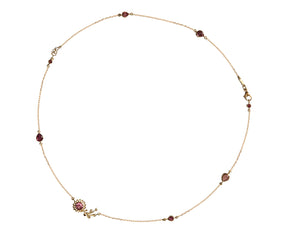 Aghabani Lily Vein Chain Necklace