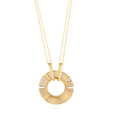 SECOND SKIN Diamonds| 18k Yellow Double-Faced pendant