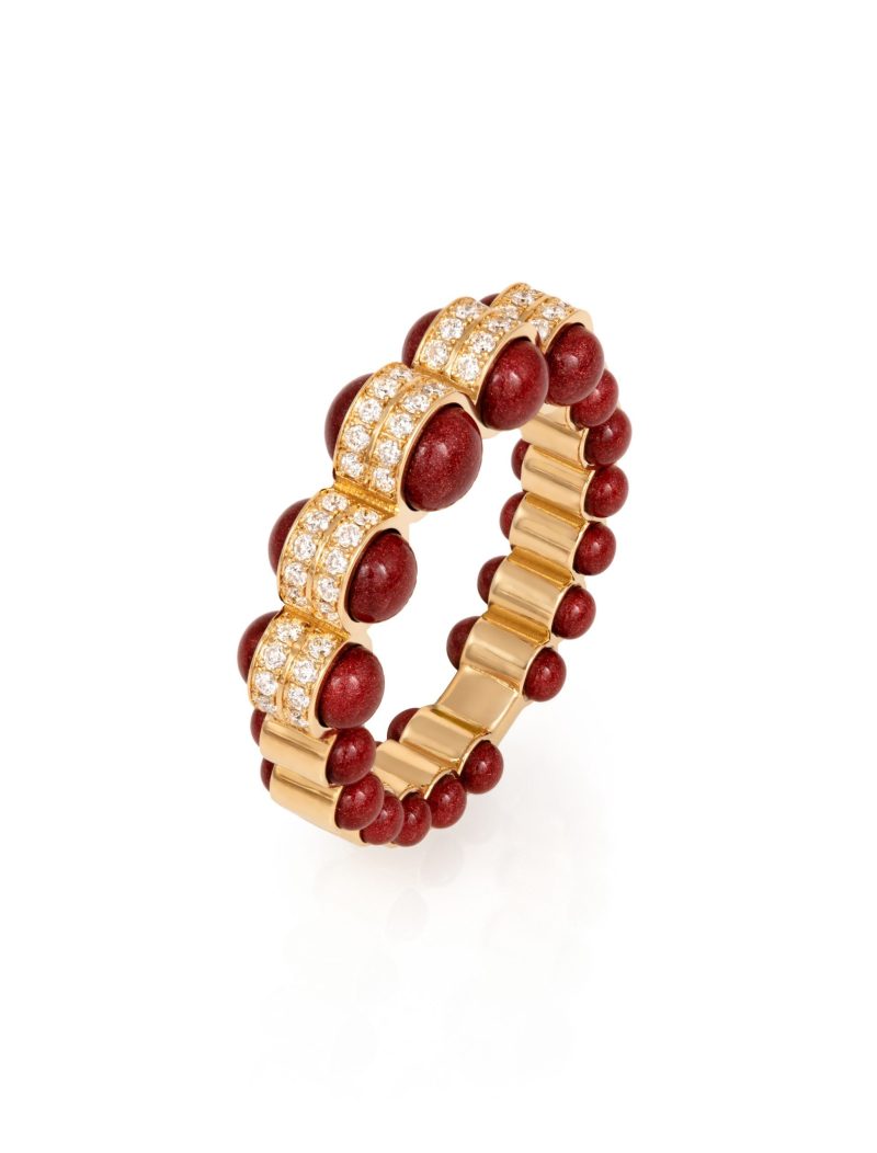 The Burgundy Rubidium Ring - Size 3