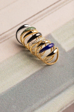 Boa Full Gold Ring - Yellow