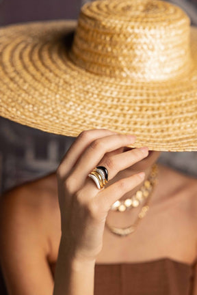 Boa Full Gold Ring - Yellow