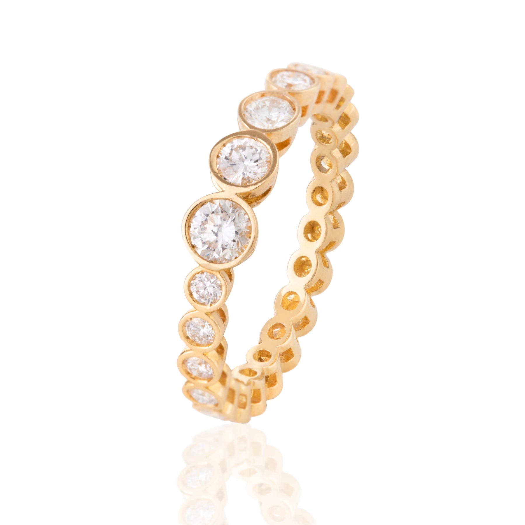 Full Diamond Bubble Ring