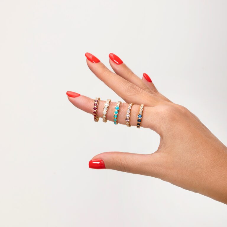 Full Diamond Bubble Ring