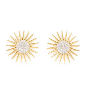 Diamond Soleil Stud Earrings