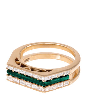 Tania Bling Baguette Ring