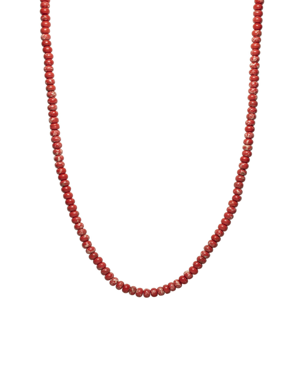 Red Coral Beaded Necklace