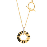 SECOND SKIN 18MM| Black edition double-faced pendant