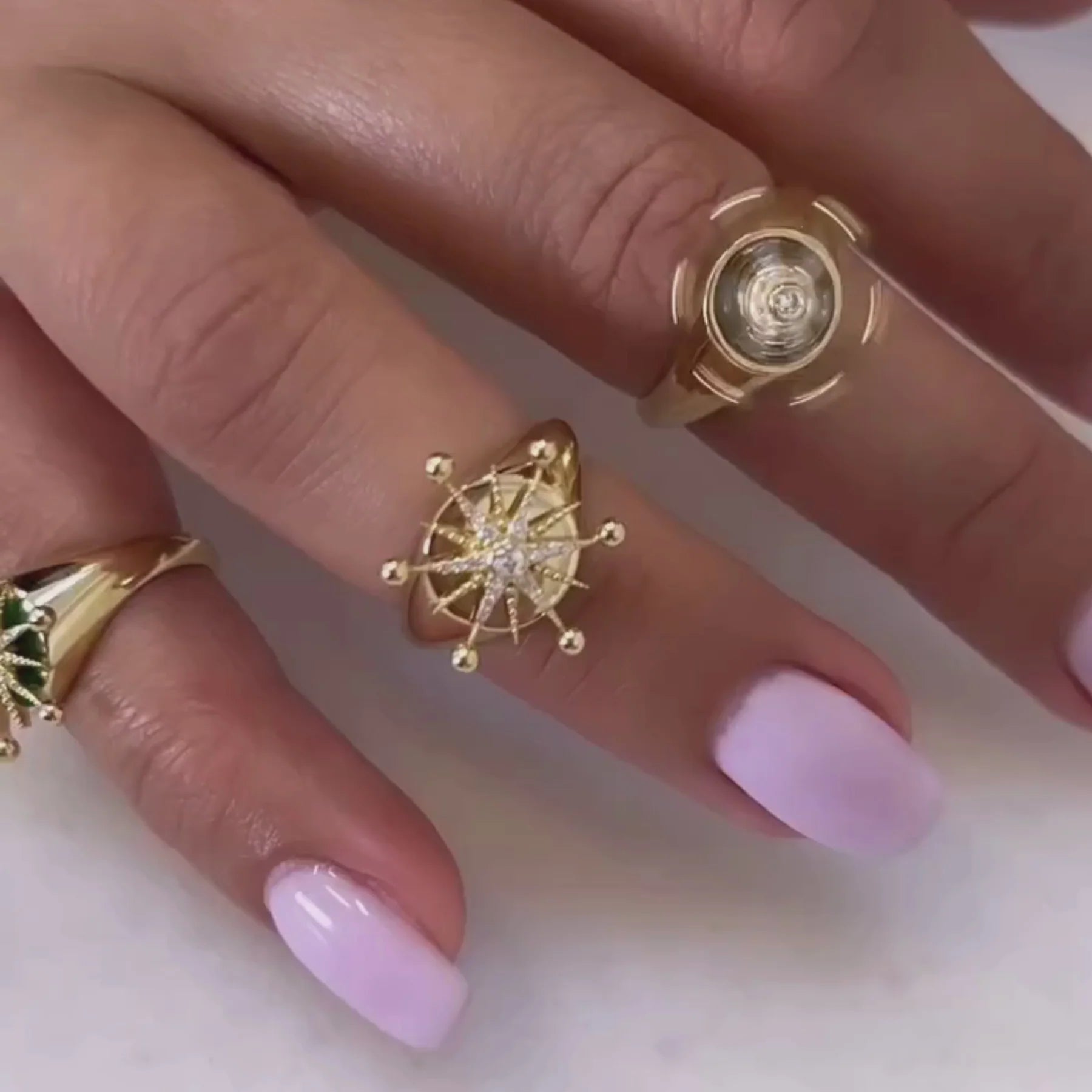 Spinning Star Ring