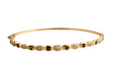Freestyle Green Tourmalines Oval and Diamond Accent Bracelet