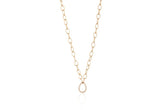 Diamond Pear Chain Necklace