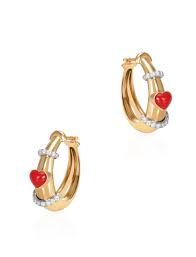 Buoy Heart Earrings