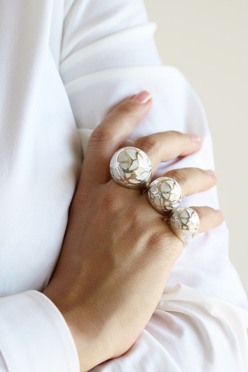 Caramel Enamel Ring