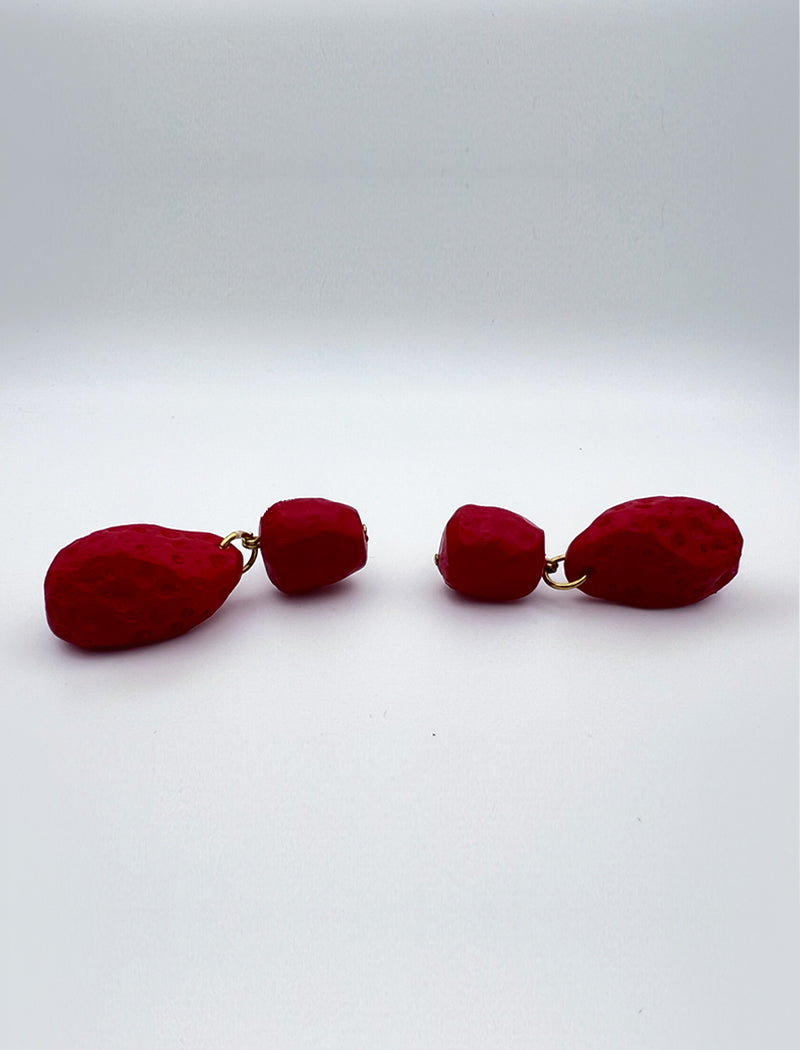Dreamstone Earrings - Red