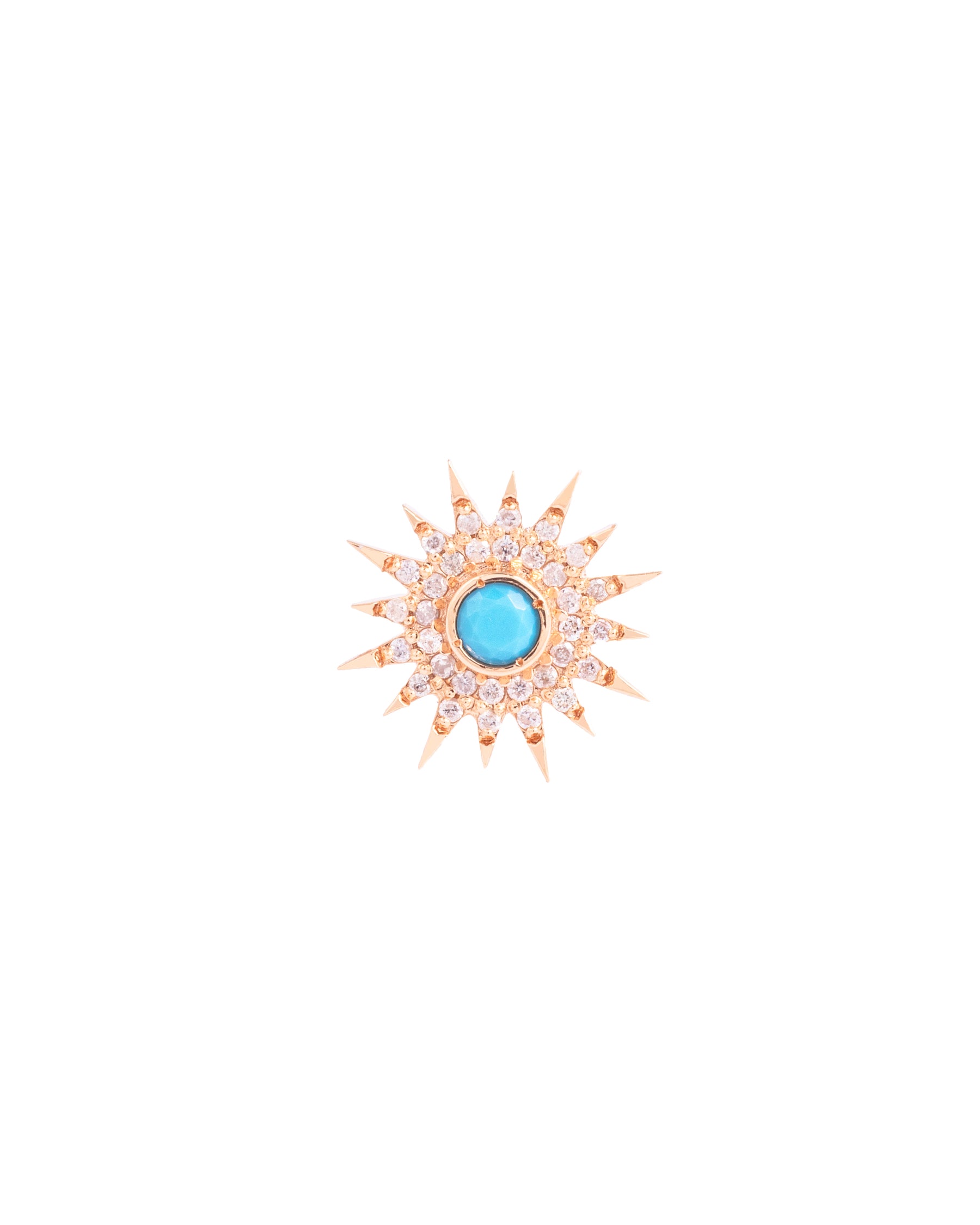 Turquoise Sun Earring