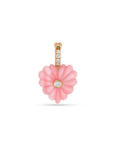 Love Pendant- Pink Opal