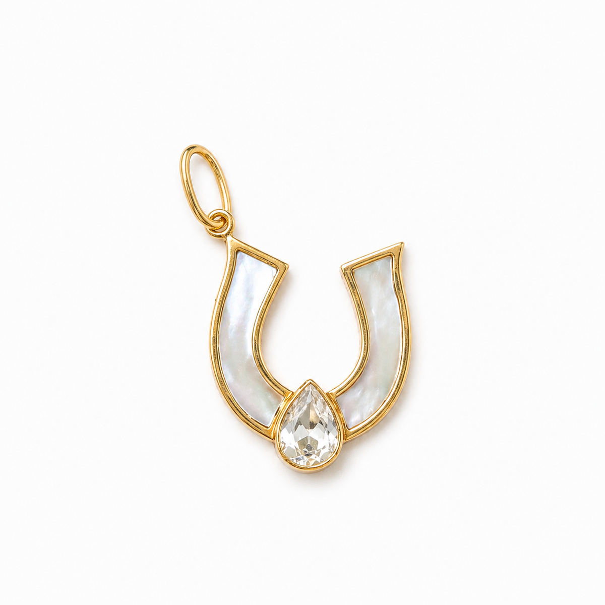 Charm Horseshoe Mother of Pearl