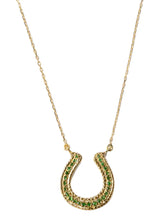 Charm Horseshoe Tsavorite