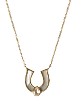 Charm Horseshoe Mother of Pearl