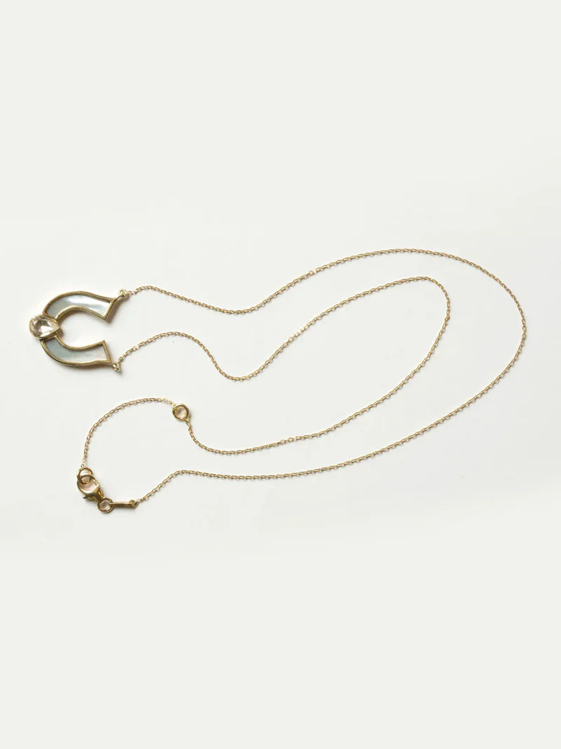 Charm Horseshoe Mother of Pearl