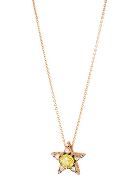 Istanbul Pedant Yellow Sapphire Diamonds